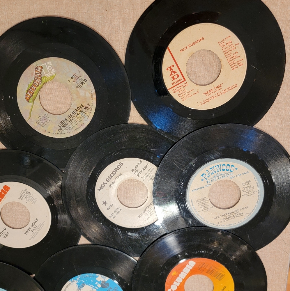 Vinyl Records Bundle 19 Assorted 45 RPM 7" - Picture 2 of 14